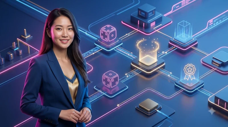 Laptop và điện thoại thông minh hiển thị giao diện casino trực tuyến phát sóng trực tiếp, minh họa trải nghiệm Sicbo đa nền tảng