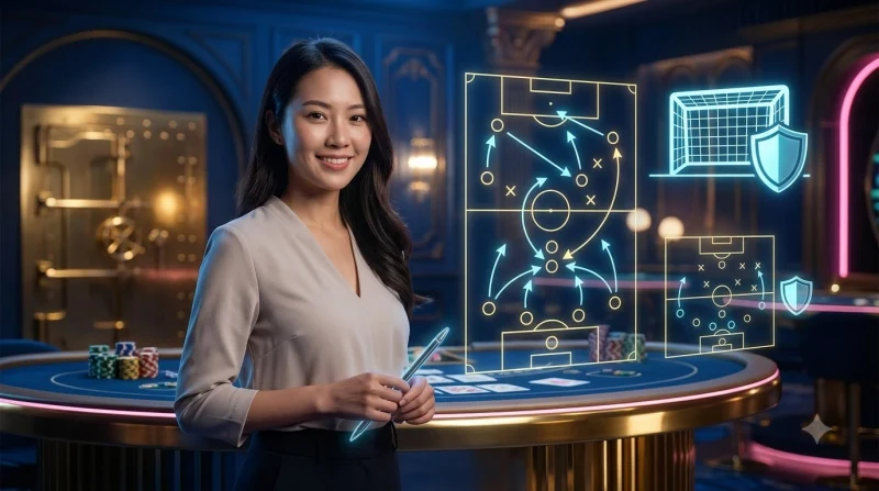 Minh họa khái niệm kèo giữ sạch lưới với hình ảnh lưới bóng đá phát sáng