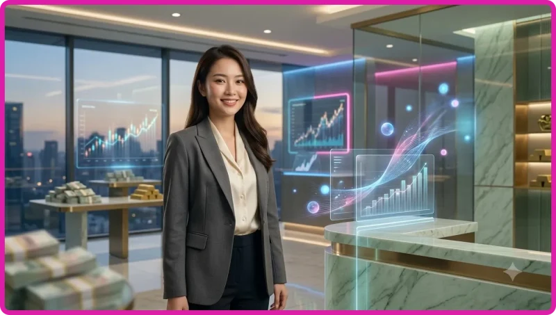 Người dùng đang xác nhận giao dịch nạp tiền an toàn trên nền tảng kỹ thuật số